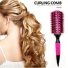 Round Hair Comb Brush With Boar Bristle Mix Nylon Styling Tools Professional Ceramics Ion Hair Brush Hairdressing Supply 2