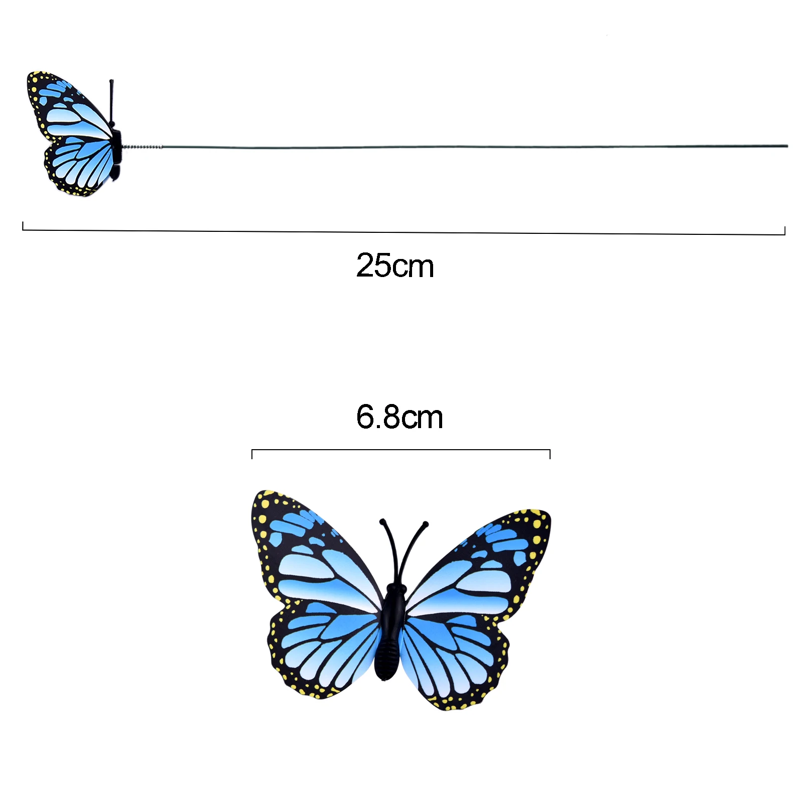 Butterfly Decoration 5-24Pcs/Set 3D Simulation Butterflies Garden Yard Planter Colorful Butterfly Stakes Decoracion Outdoor Decor Flower Pots Decor