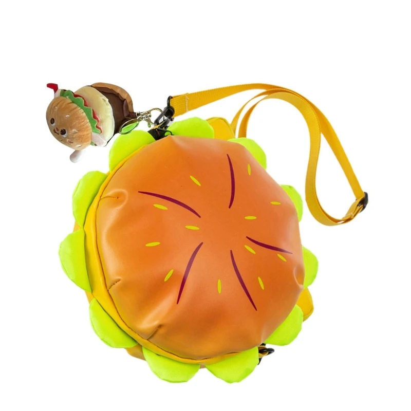 Women Shoulder Bag Oxford Cloth Bag Hamburger Crossbody Bag for Daily
