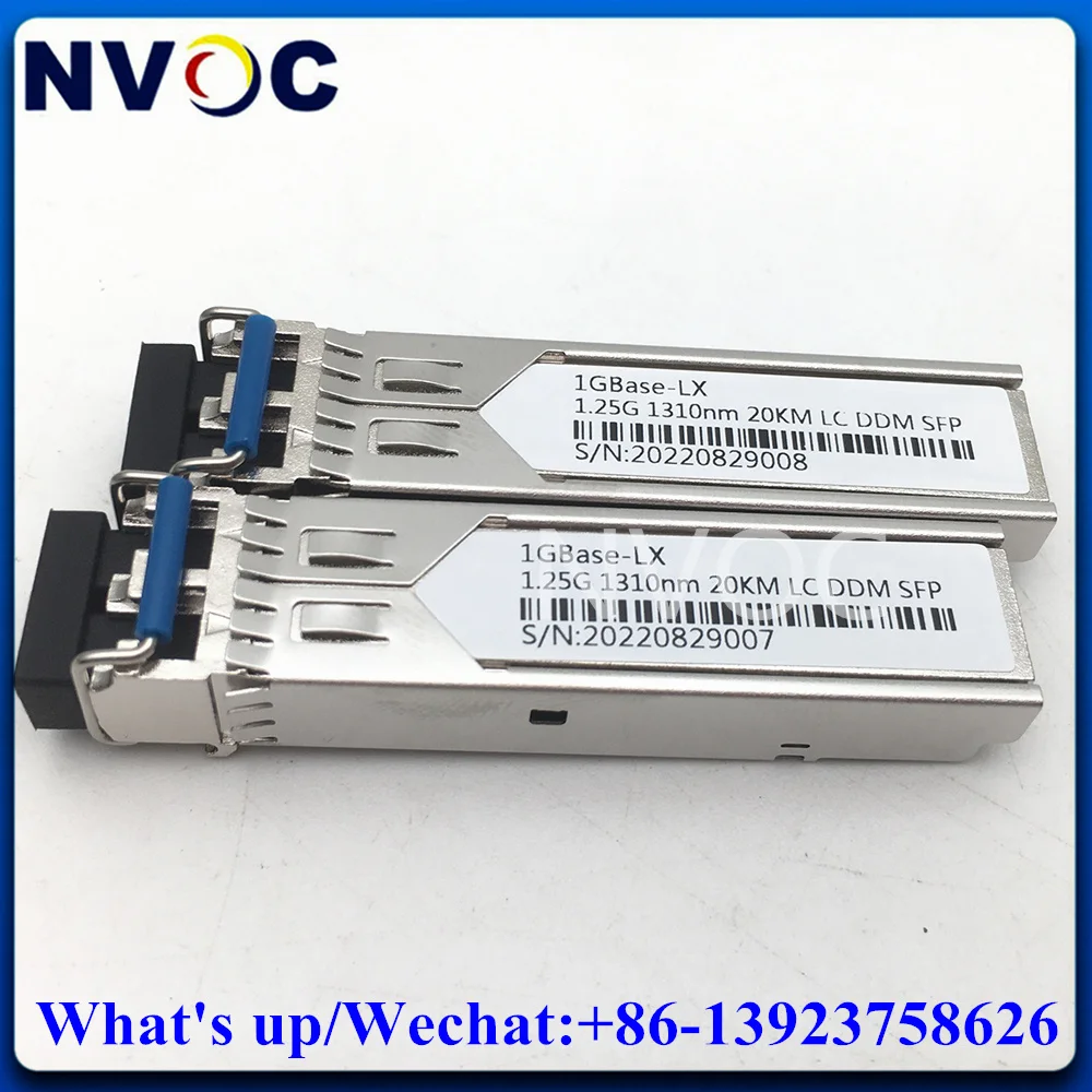 

20pcs Duplex LC 1.25G SFP 1310nm 20Km SFP+10Pcs LC-LC SM,SM,DX,3.0mm 3M+10Pcs 2M Fiber Patch Cord+1Pcs 5WM VFL650-5S Fiber Pen