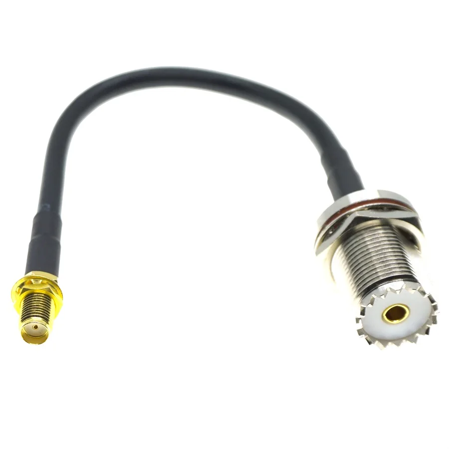 Cavo RF RG58 3 Piedi UHF SO239 SO-239 Femmina Jack PL259 A SMA Maschio - Foto 10