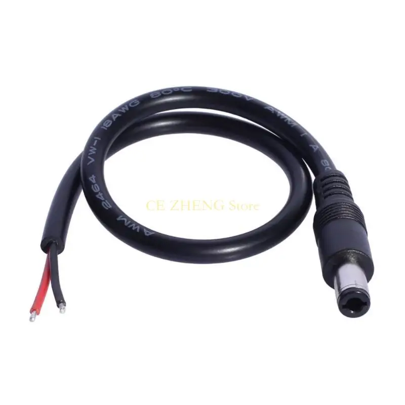 e56b DC6330 LED 스트립 및 어댑터 용 전력 돼지 코드 DC6.3x3mm  베어 와이어