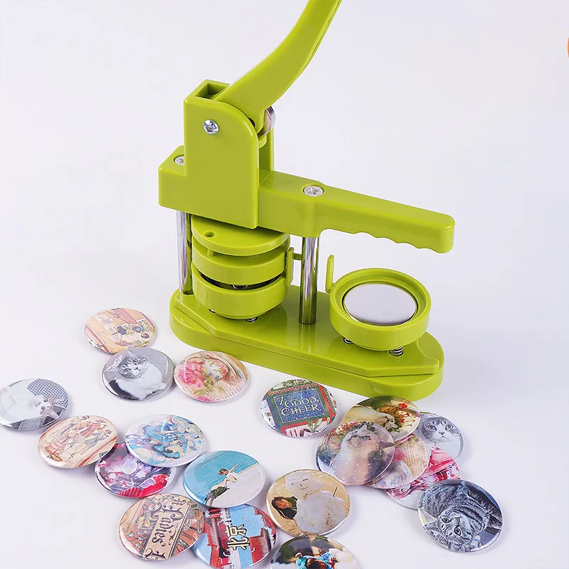32/44/58MM Badge Pin Button Maker Machine DIY Pin Badges Punching Press Button Maker Machine