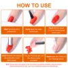 Gel Nail Polish Remover, Quick & Easy Polish Remover In 2-3 Minutes, No Need Soaking Or Wrapping - 0.51oz 5