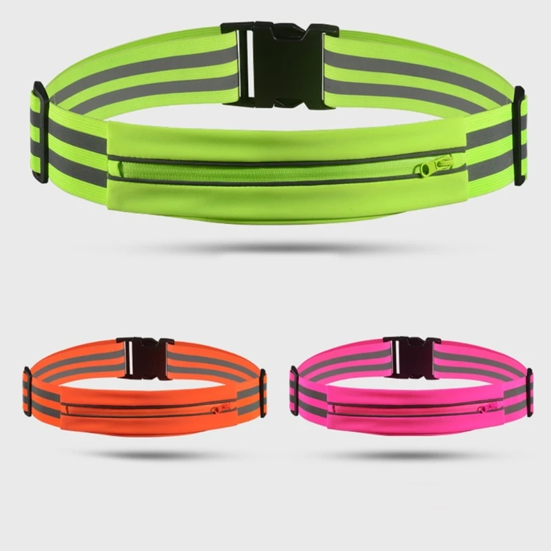 

Reflective Belt for Enhanced Safety Lightweight Waist Bag for Run,Cycle,Walk tay Visible and Protected