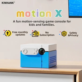 Consola de videojuegos KINHANK MotionX para niños y familias, actualizaciones, juguete para niños, sistema de juego activo, actividad física en interiores