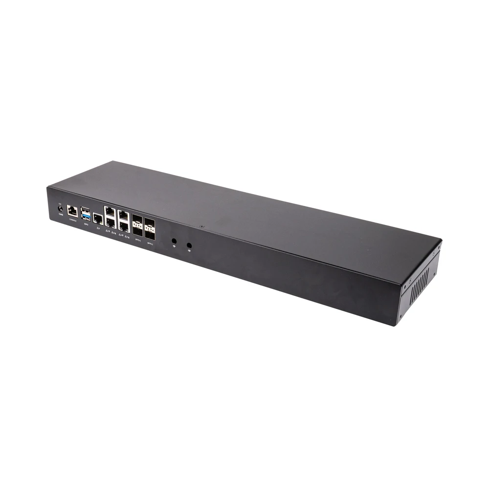 QOTOM Mini PC Q20322G9-1U 5*2.5G Lan 2.4GHz SFP+ Atom C3558 Quad Cores Processor Mini Computer 4