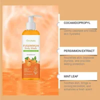 Gel douche Persimmon pour contrôler les odeurs corporelles – Gel douche nettoyant, désodorisant et hydratant pour éliminer les odeurs corporelles 120 ml 3