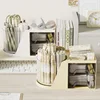 2 in 1 Rotating Base Makeup Organizer Large Capacity Cosmetic Brush Holder Desktop Sundries Jewelry Nail Polish Storage Box 3
