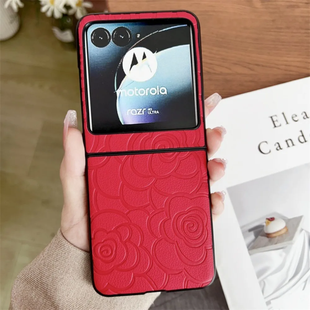 Flower Leather Shockproof Phone Case - Ultra Protective Cover