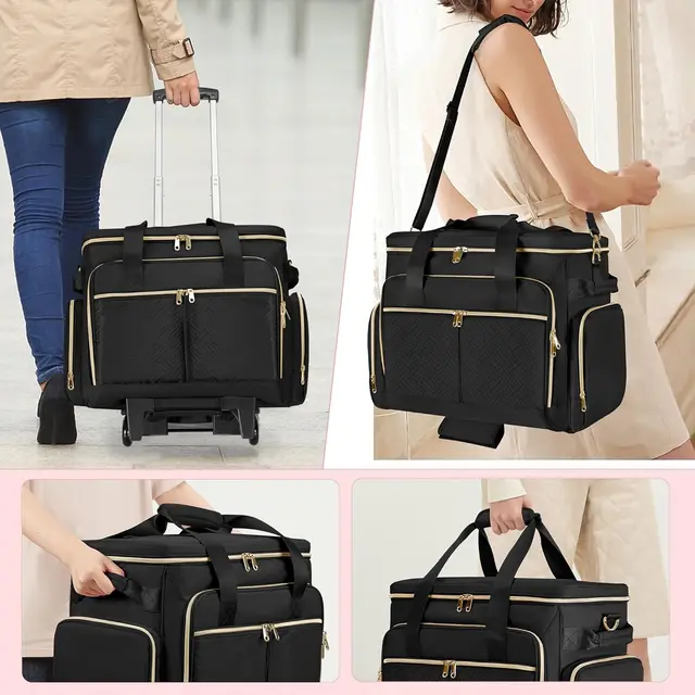 Rolling Teacher Tote Rolling Work Bag ORKELS Rolling Teacher Bag