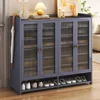 8 Tier Bamboo Shoe Storage Cabinet with Doors, 39-40 Pairs Shoe Rack for Closet, Freestanding Shoe Storage Cabinet 1