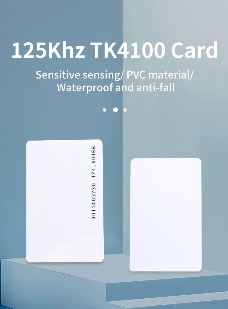 10pcs Access Control Card RFID Card 125KHz EM4100 TK4100 Smart Proximity Card RFID Tag Key for Access control Key Free Shipping 2
