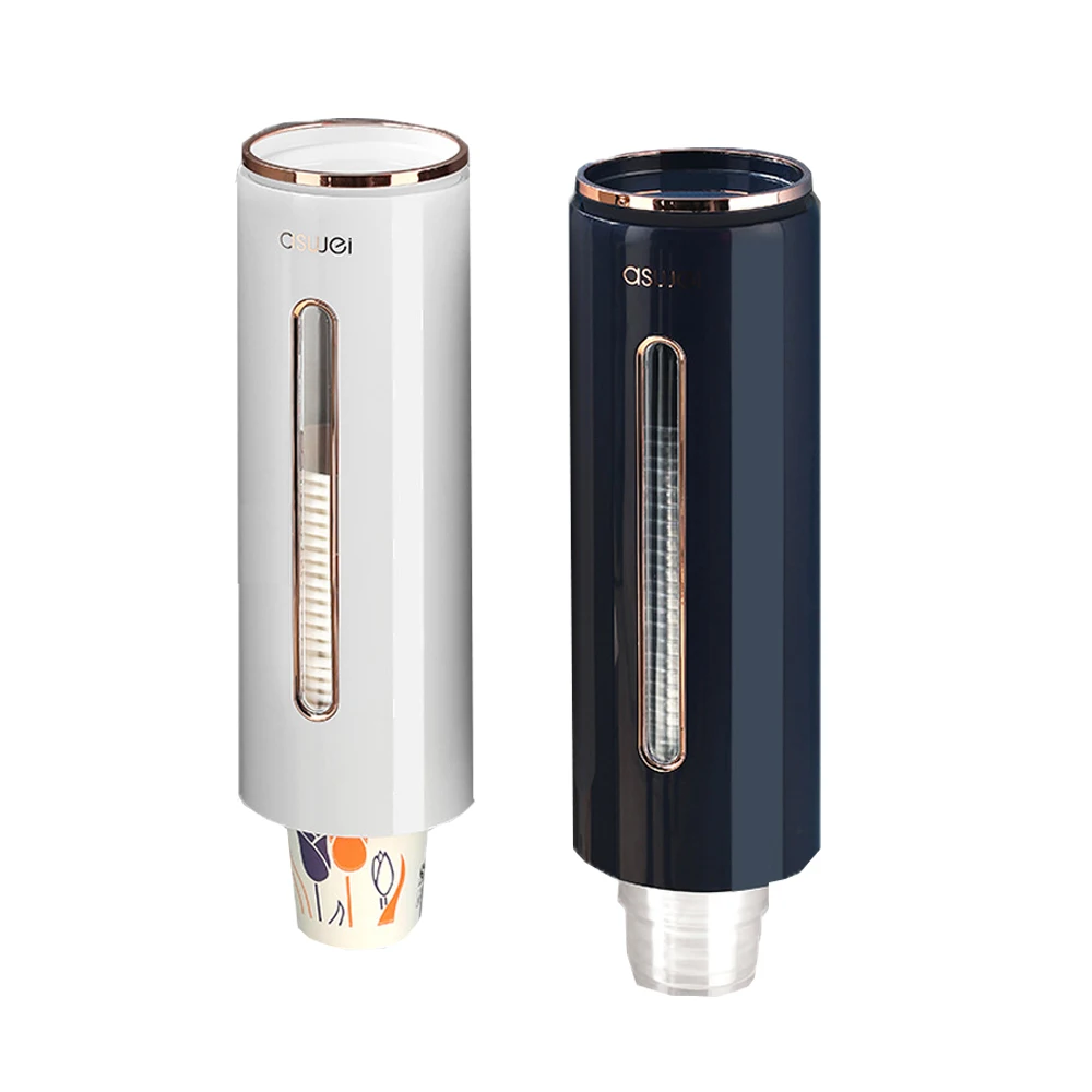 

Modern minimalist paper cup holder Cup holder Disposable water cup storage device Water dispenser Automatic cup dropper