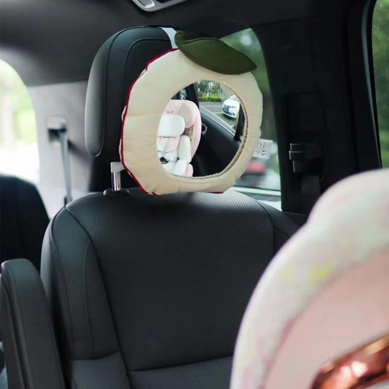 Korean baby car rearview mirror, children's car safety observation mirror, simple and convenient installation, Apple mirror