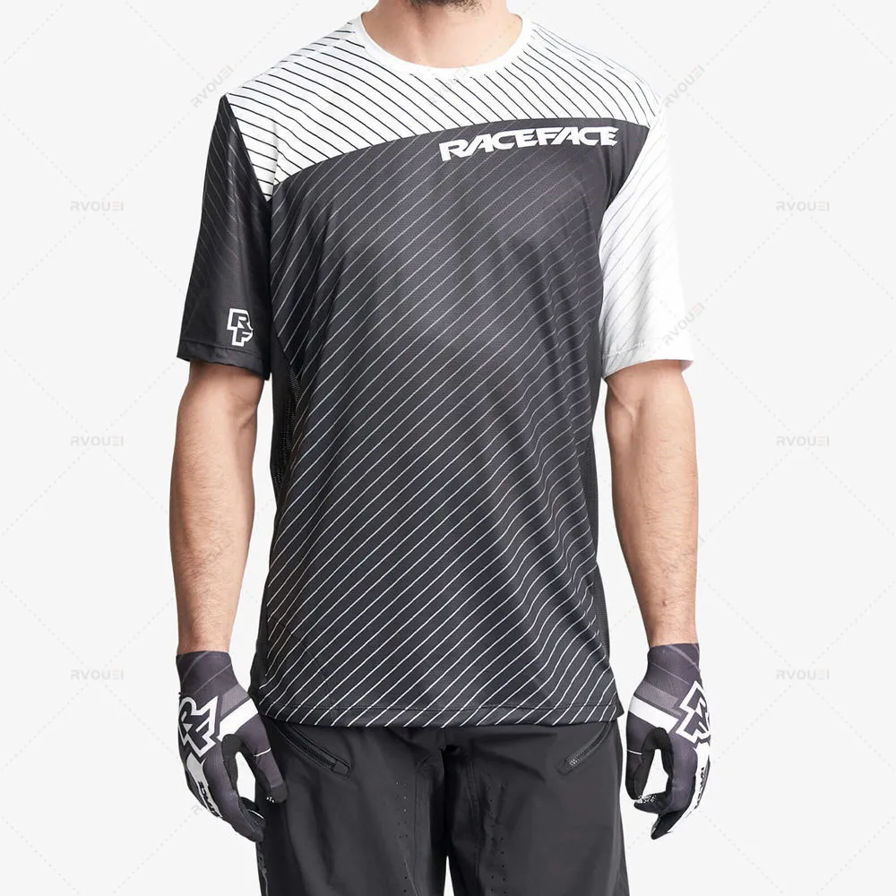 thumbnail image 1 of Nueva camiseta de descenso de montaña RACE FACE, camiseta de motocross, camiseta de enduro MTB MX BMX, camiseta de ciclismo, camiseta de ciclismo DH, maillot ciclismo hombre, 1 of 4