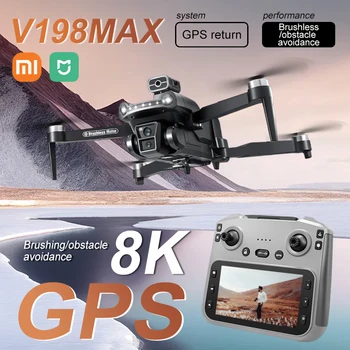 Xiaomi Mijia V198MAX Drone 8K Profesional FPV Brushless Laser obstacle avoidance Aerial Optical Foldable Quadcopter Mini 4K Dron 1