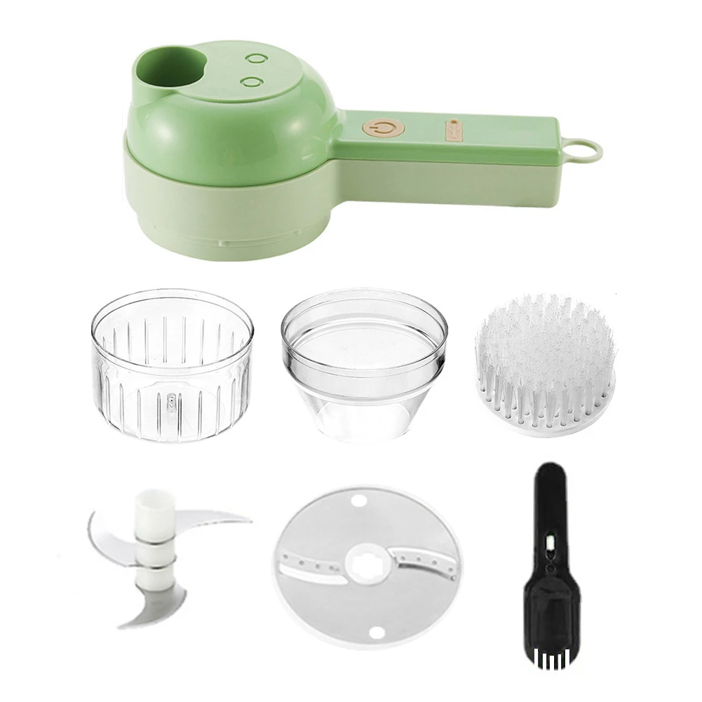 

Multifunction 4 In 1 Vegetable Cutter Chili Vegetable Cutter Slicer Garlic Mud Masher Chopper Cutting Pressing Mixer FoodSlicer