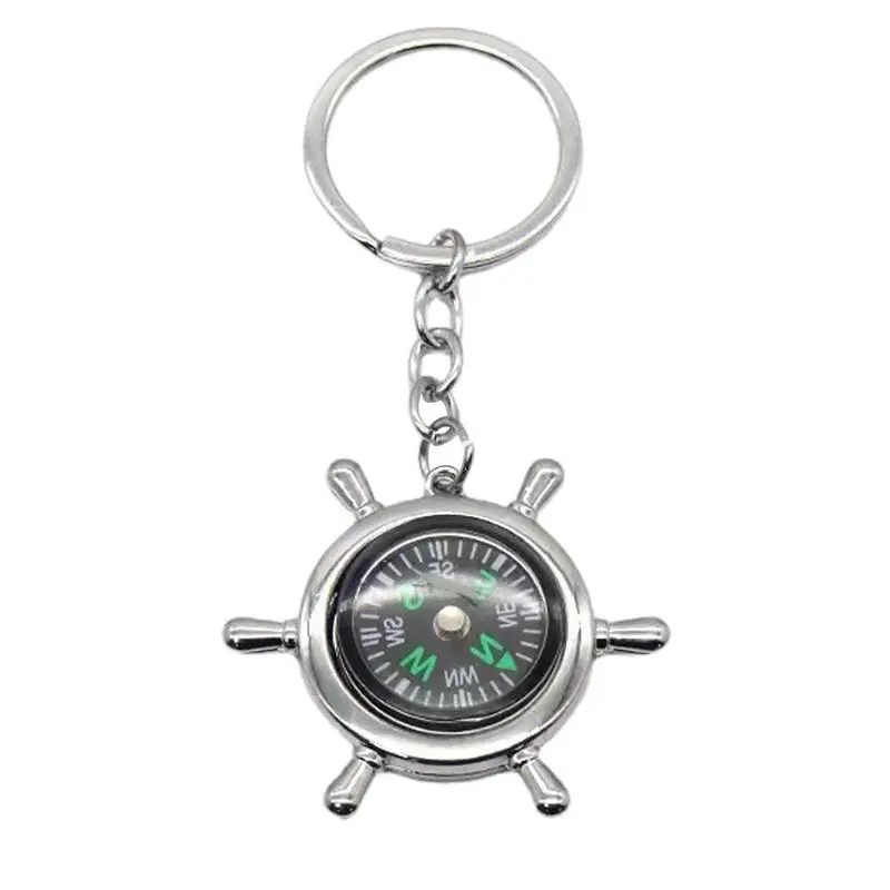 

Портативный мини-компас, металлический мини-рюкзак с подвеской для улицы, аксессуар с прочной конструкцией для исследования, альпинизма