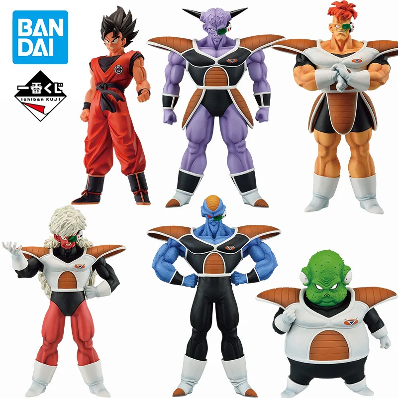 

In Stock BANDAI Ichiban Kuji Dragon Ball Z Ginyu Force Son Goku Ginyu Jeice Burter Recoom Guldo Anime Figur Action Figures Model