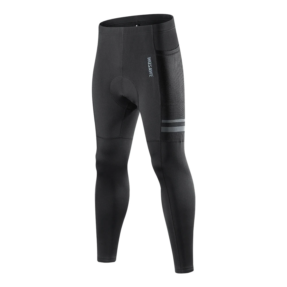 Cycling Pants Thermal Insulated Bike Trousers Fleece-lined Winter Riding Leggings Warm and Windproof Targeting
