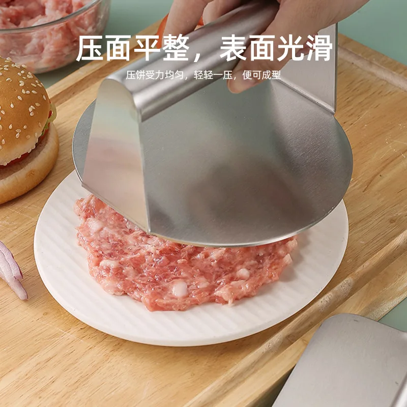 Burger press burger presses smooth kitchen accessories burger smasher meat beef meat smasher for barbecue cooking sandwich steaks