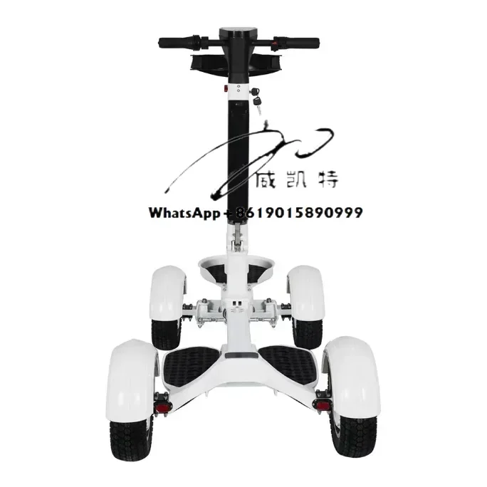 4-wheel electric foldable golf bag scooter 40-60 kilometers