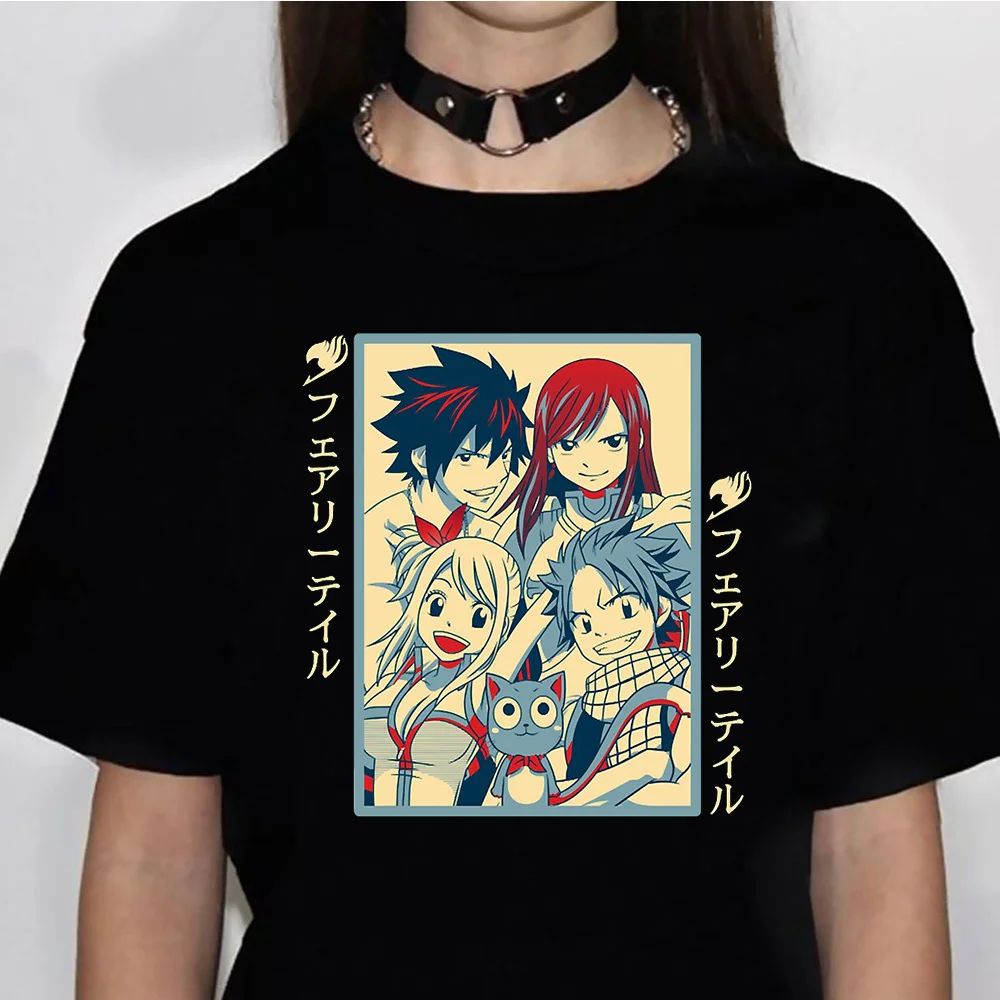 

Fairy Tail t shirt women Y2K Tee female designer clothing