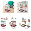 Kids Cleaning Playset Pretend Play Toy Dustpan and Mop Set Pretend Home Cleaning 4