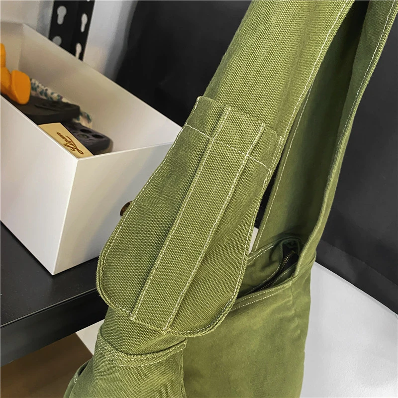 2022 New Denim Shoulder Bags For Women Casual Female Handbags Jeans Shoppers Eco Bag Large Capacity Travel Canvas Crossbody Bags