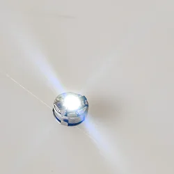 Pack of 2 Miniature Wireless Super Bright LED Lamps with Press Button (White)