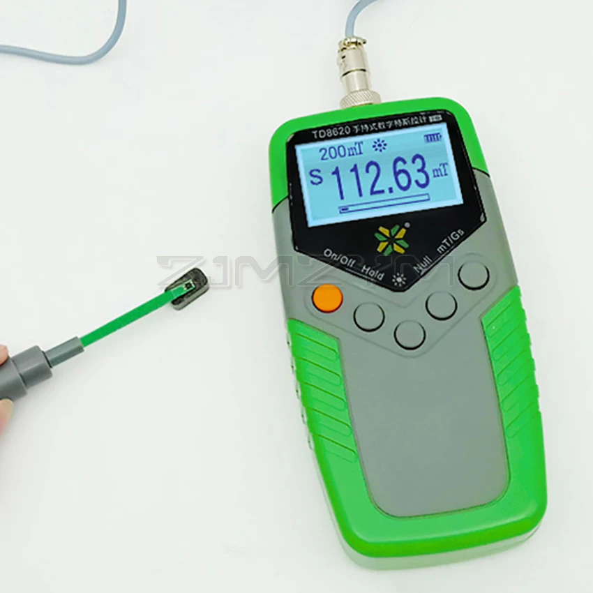 Permanent Magnet Gauss Meter Handheld Digital Tesla Meter Magnetic Flux Meter Surface Magnetic Field Test 5% Accuracy TD8620 4