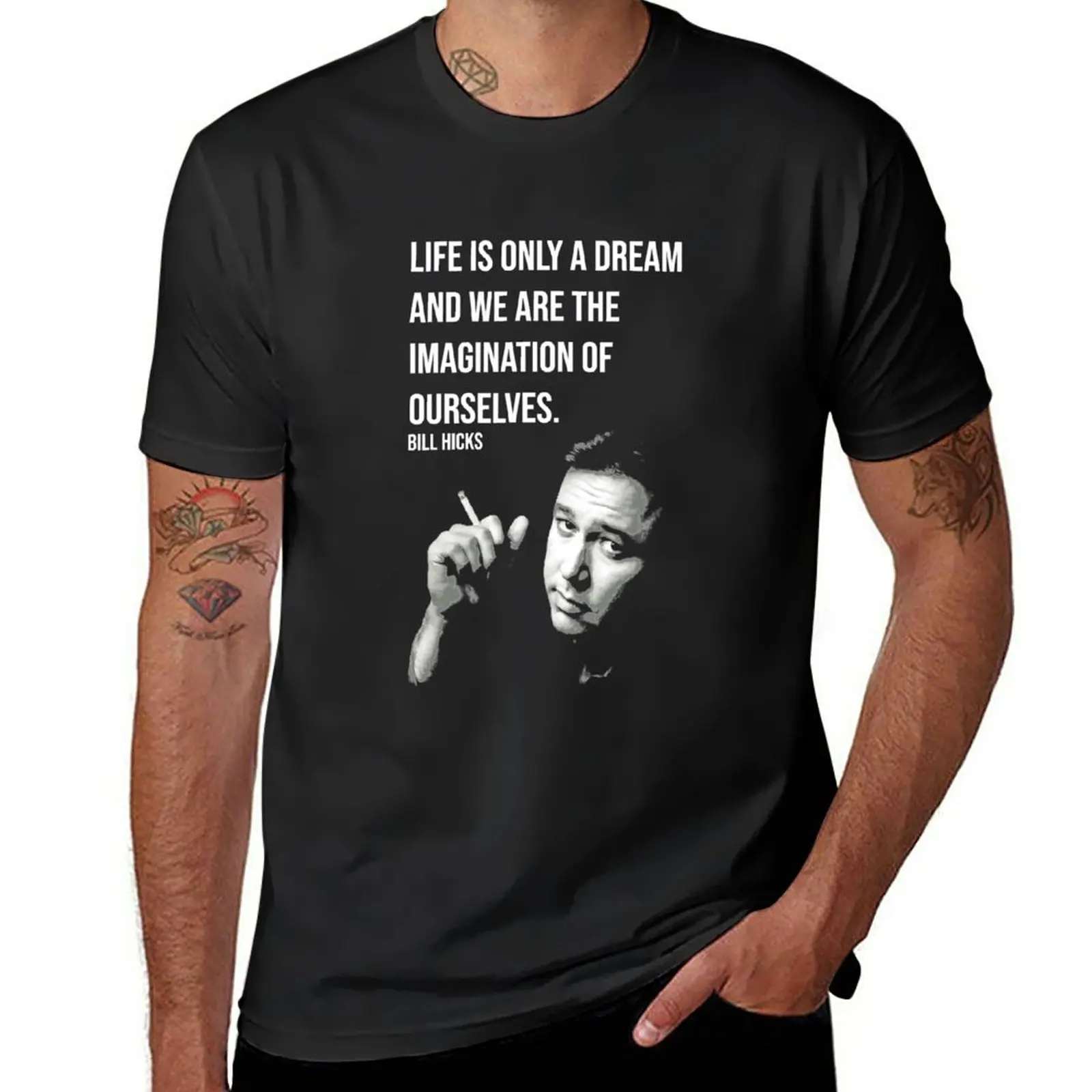 

Bill Hicks Famous Comedian Critic Writer Musician Social Issue fun T-Shirt kawaii clothes mens graphic t-shirts anime