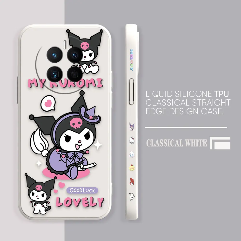 thumbnail image 1 of Phone Case For Huawei MATE 10 20 20X 30 40 50 P20 P30 P40 P50 10 PRO PLUS Case Cover Funda Cqoue Shell Capa Cartoon kuromi Cat, 1 of 5