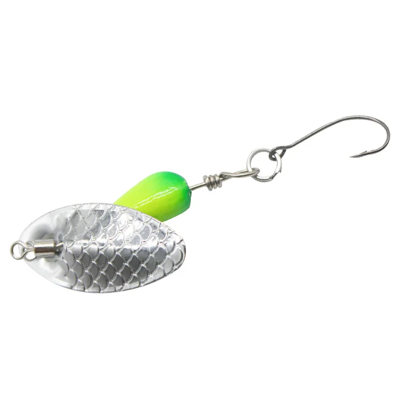 1PCS Spoon Spinner Bait 3/4.5g Metal Bait Artificial Wobblers CrankBaits  Jig Sequin Lure Fishing Tackle