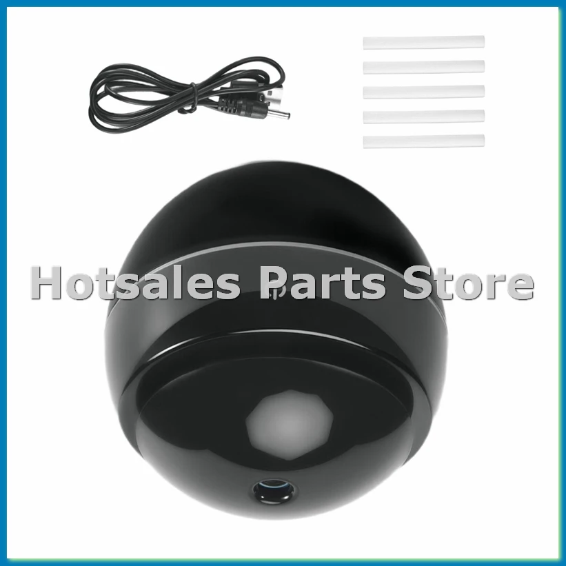 Umidificatore portatile Diffusore di aromi USB ad ultrasuoni Luce notturna a LED Diffusore di oli essenziali elettrico Aromaterapia Black-A49I