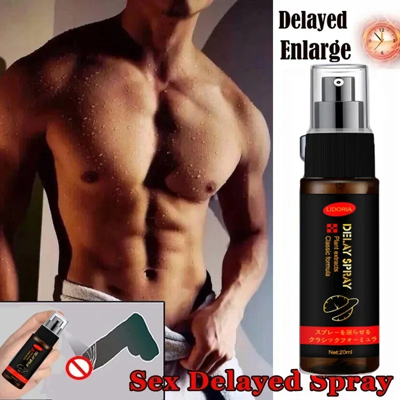 Delay Spray Sex For Men 20ml External Use Anti Premature Ejaculation Lasting Long 60 Minutes Penis Enlargement Sex Toy For Men