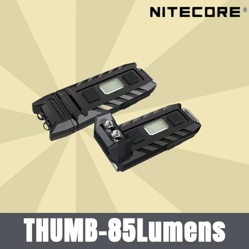 Nitecore-thumb Mini Lanterna Led Recarregável Tiltable Worklight