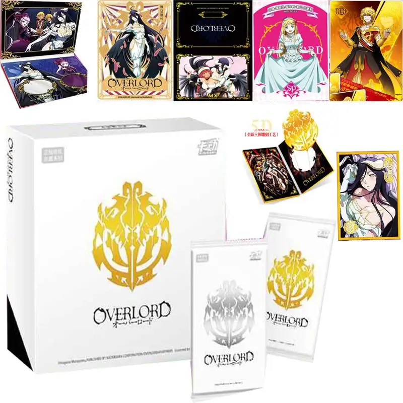 Personagens de Anime Edição Limitada Metal Hollow Out Cards, caixa original  de coleção Overlord, jogo TCG, brinquedo para menino, presente do  passatempo - AliExpress