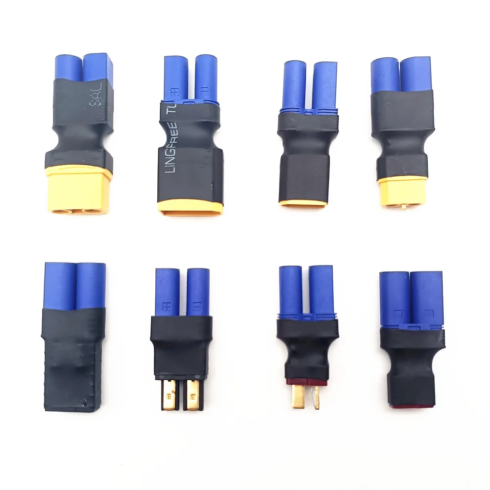 Universal Female to Male Connector Adapter for RC Models - Ideal for Cars, Airplanes, Drones, and Boats