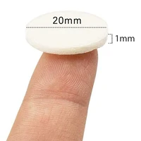 100pcs Candle Wick Stickers Adhesive Heat Resistance Foam Double-sided Tape for Wax Fixed Base Holder Stand Candle Making 20mm 6
