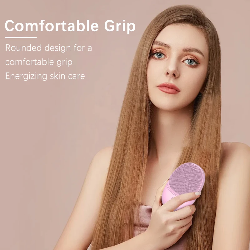 Luxurious Soft Silicone Sonic Facial Cleansing Brush