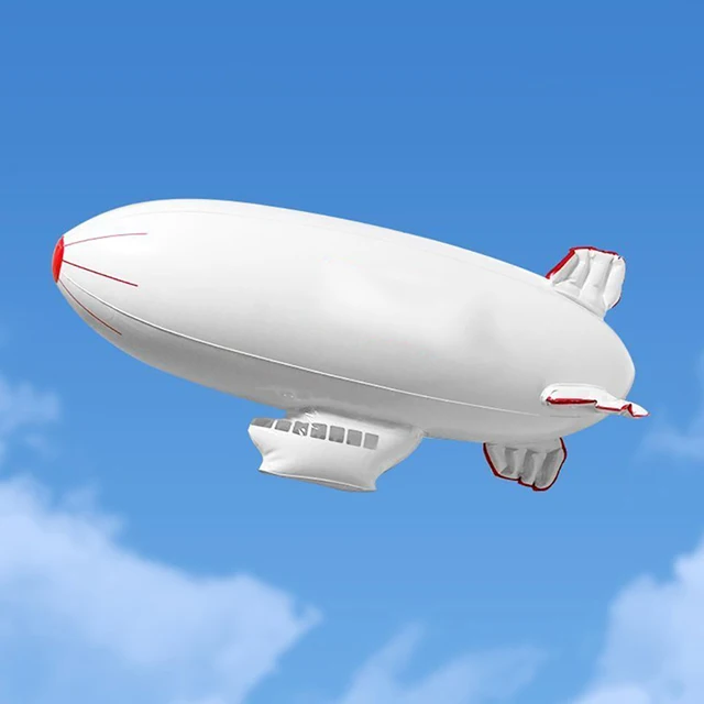 PVC Inflatable Airship Model Spaceship Toys for Kid Children Birthday Gift Inflatable Summer Outdoor Funny Toys 2022 NEW 1