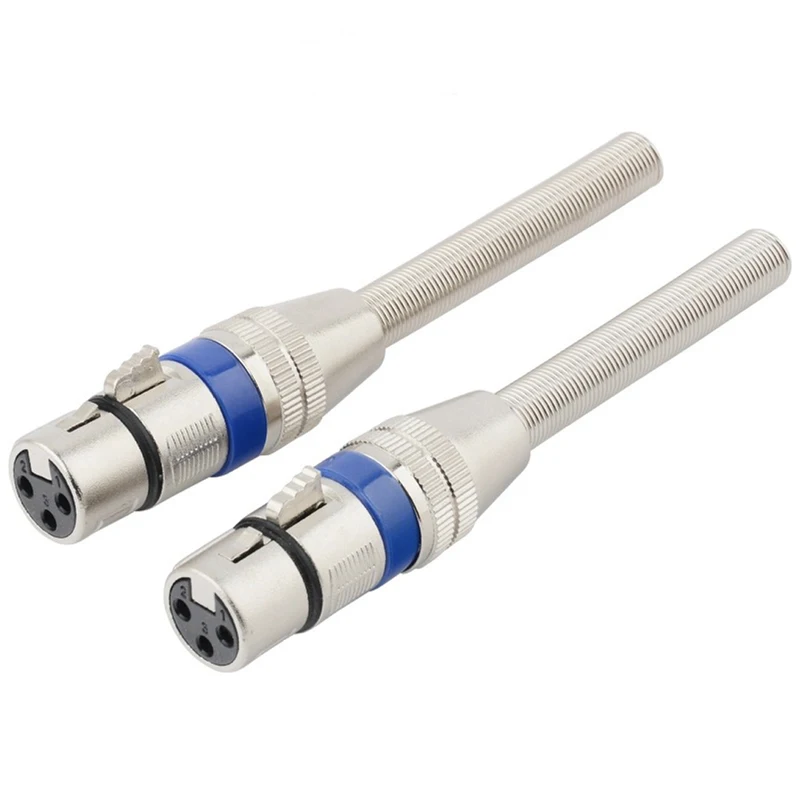 오디오 잭 3핀 XLR 어댑터 커넥터 - 3.5mm 남성/여성 6.35mm - XLR 플러그 오디오 컨버터 마이크 어댑터