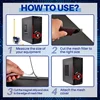 30X50CM 50X50CM Dustproof Computer Mesh PVC Net Cover Guard for Fan Cooler Case Chassis Dust Filter Network clean 0.3mm 4