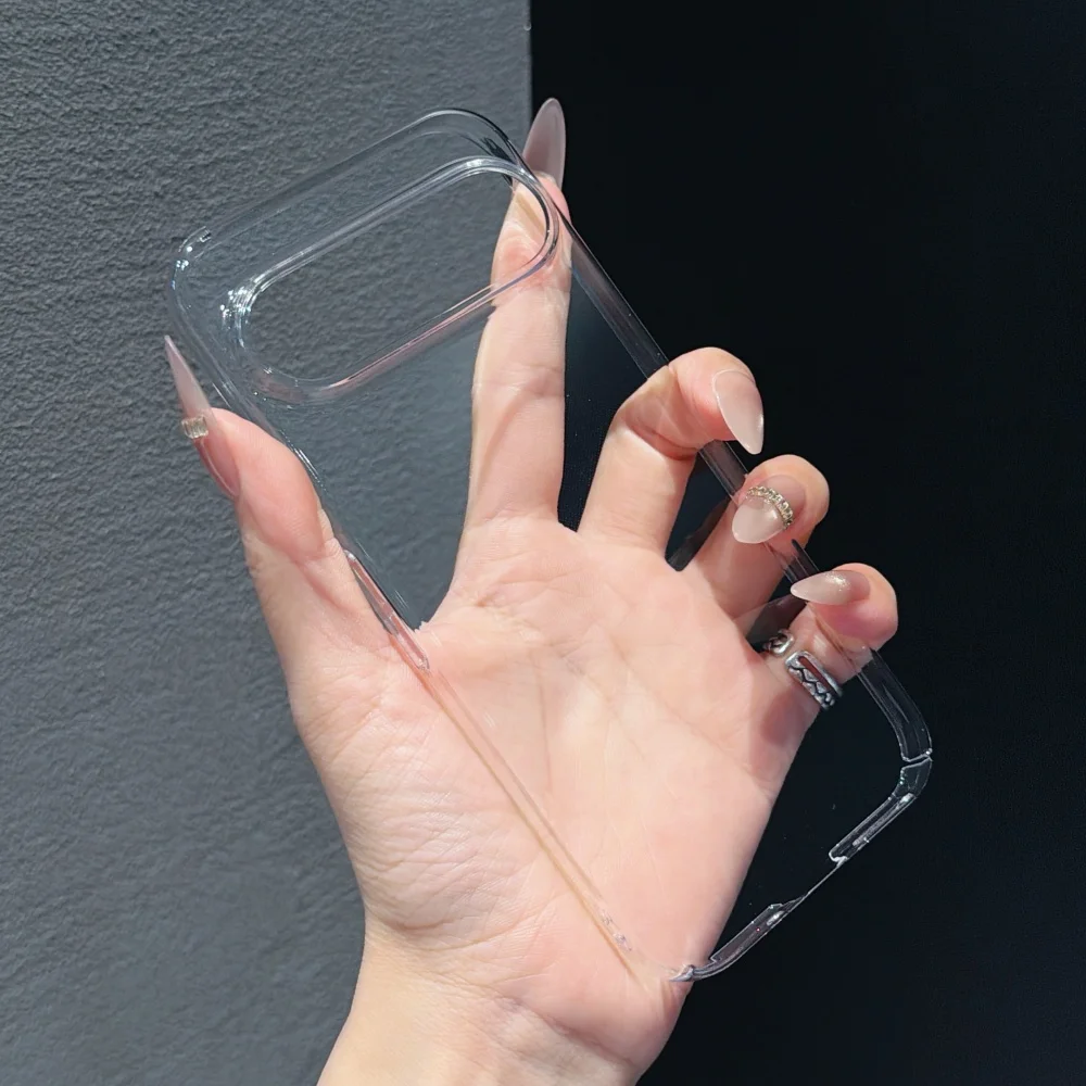 MagSafe-Compatible Transparent Magnetic Wireless Charging Case - Slim PC Acrylic Cover