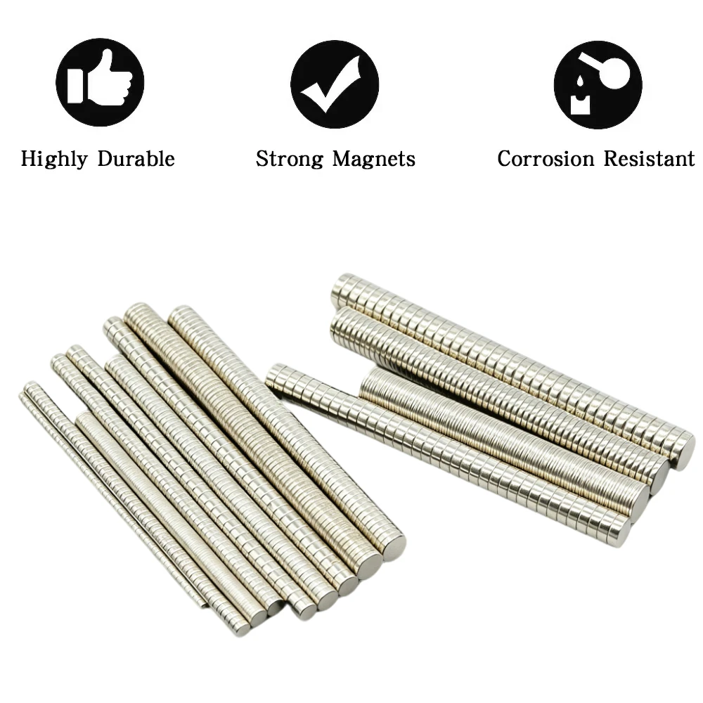 Versatile Strong Round Magnets