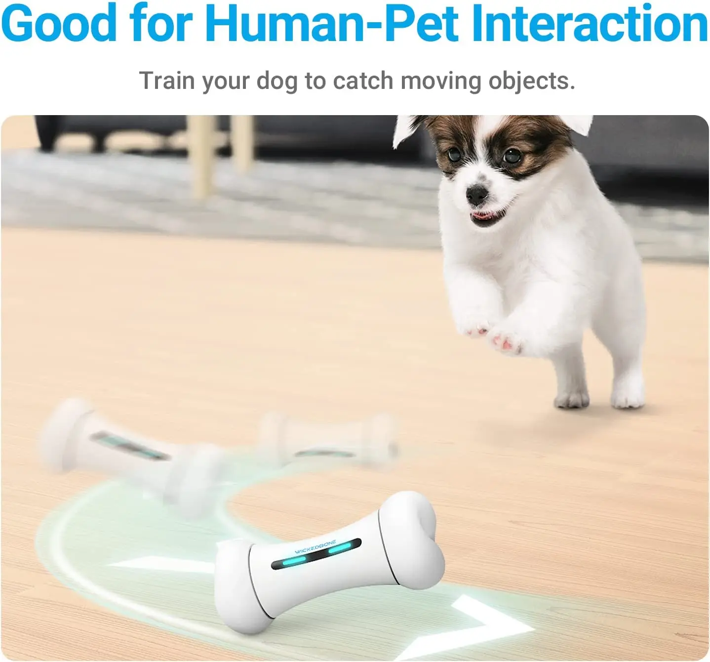 ATUBAN Wickedbone Smart Interaktive Hund Spielzeug, Automatische Moving  Spielzeug Knochen Form, app Fernbedienung Pet Spielzeug für Hund Welpen,  Weiß - AliExpress