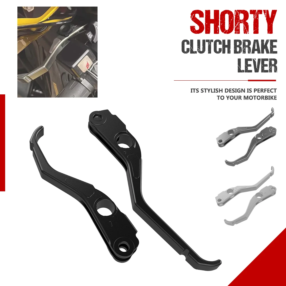 

FOR BMW R ninet 2014-2015-2016 CNC TWO FINGER Shorty CLUTCH BRAKE LEVER SET FOR BMW K1600B 2018-2019-2020-2021-2022-2023