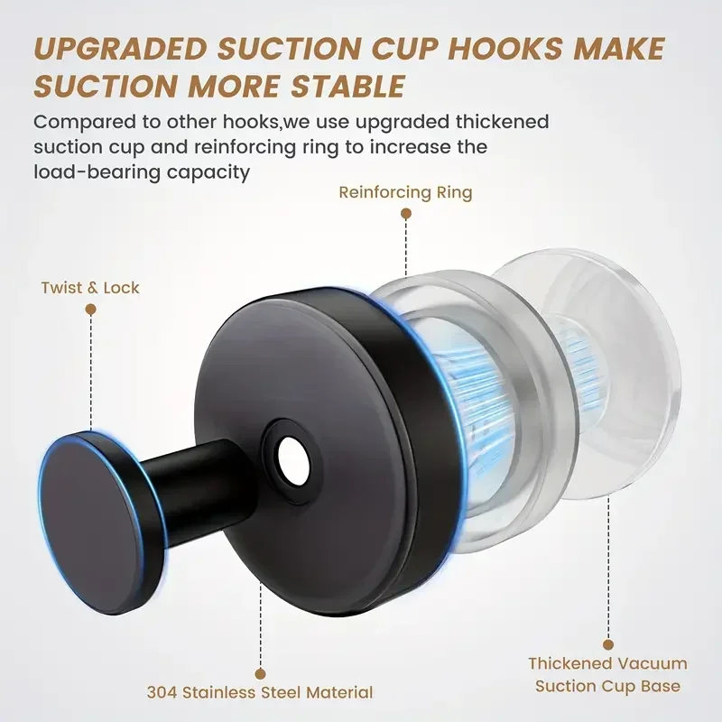 Stainless Steel Suction Hooks 3